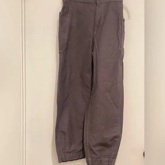 Everlane The Wide Leg Crop Cargo Pant, organic cotton, size 2 - Picture 7 of 8